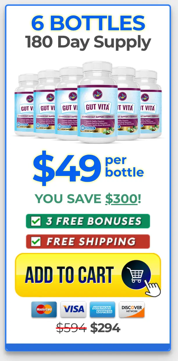 Gut Vita Buy 6 bottles
